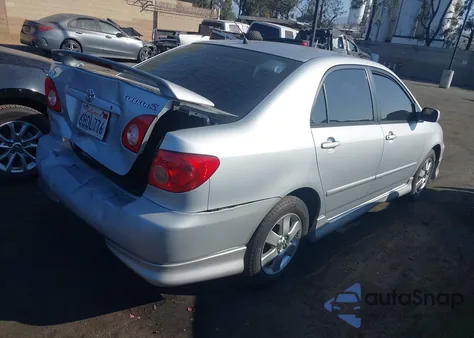2008 Toyota Corolla S z USA, uszkodzony, nr VIN 1NXBR32E78Z950994